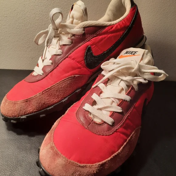 Vintage rare Nike Waffle Racers trainers, mens 9.5 sneakers. - Picture 3 of 9